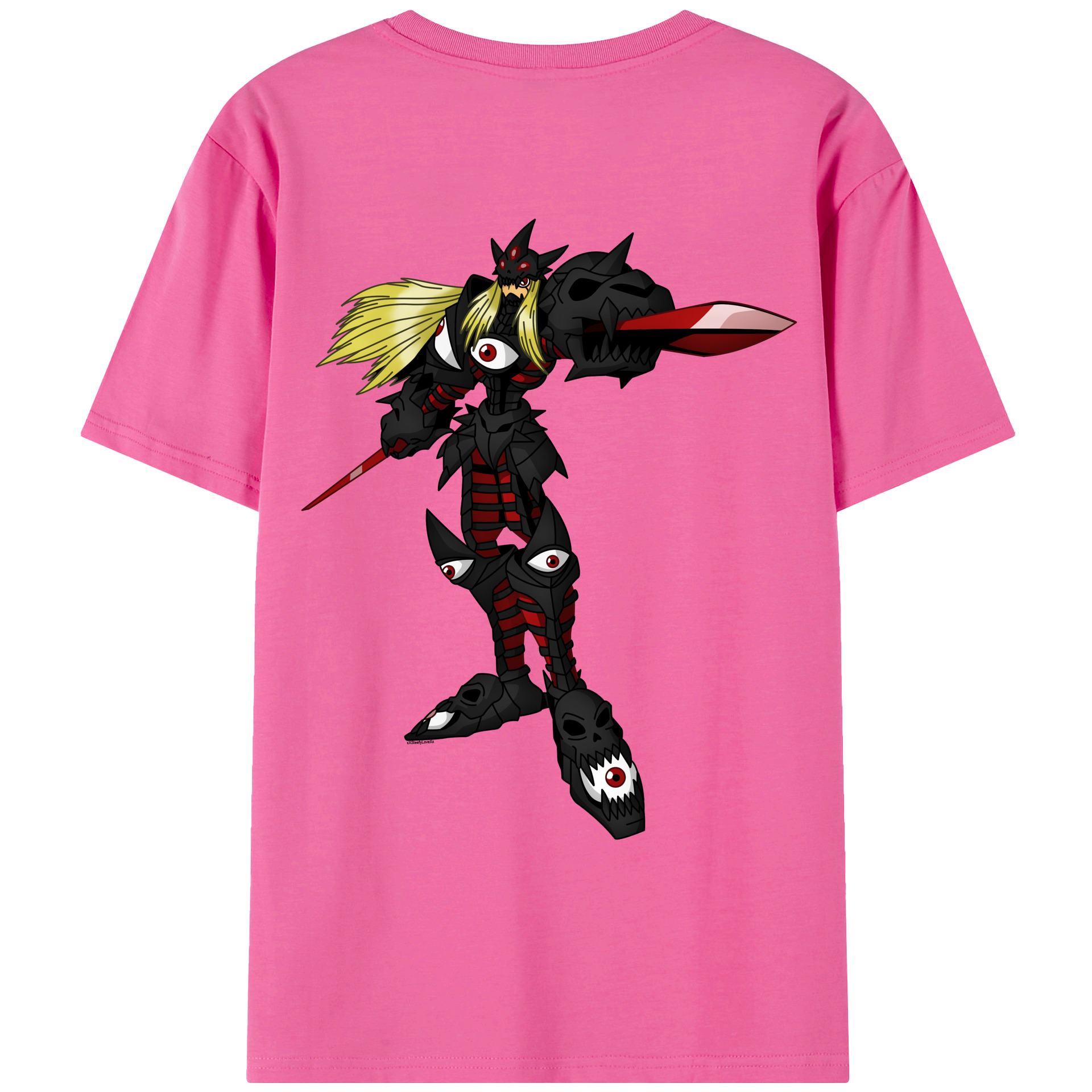 （画像用） Digimon デジタルモンスター/デジモン レディース半袖Tシャツ(バックプリント)